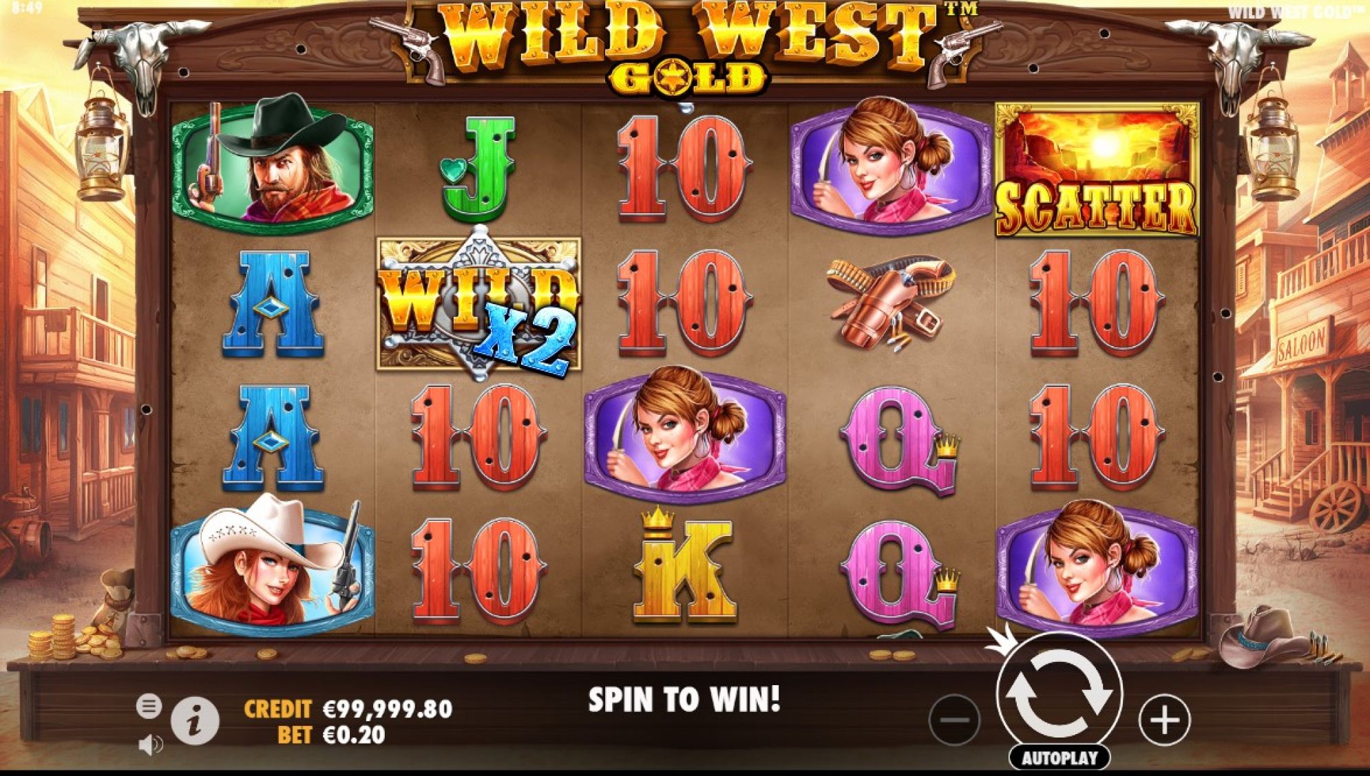 Слот wild west gold